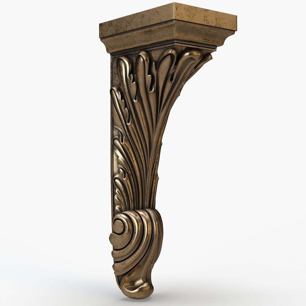 Corbel cnc 3D model_1