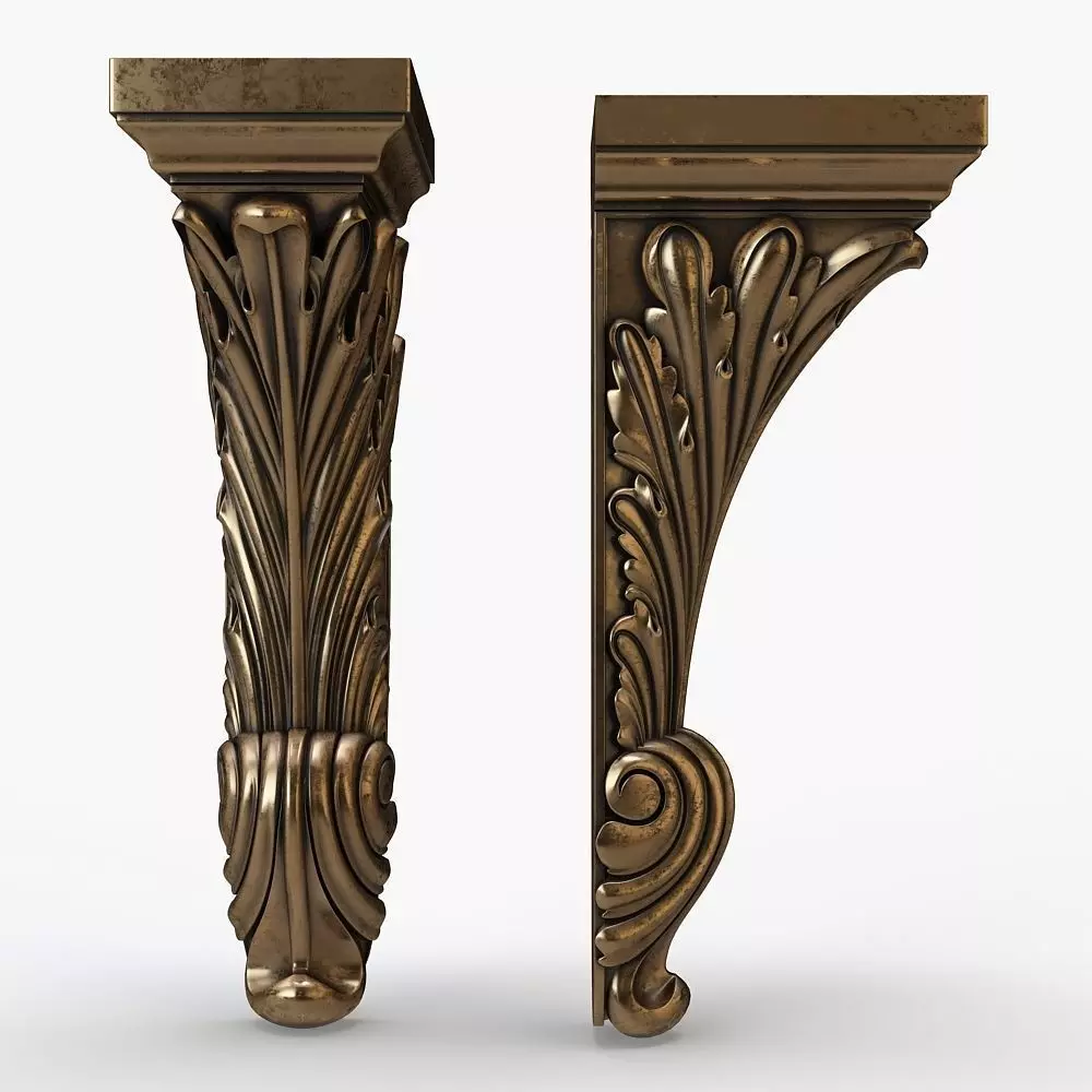 Corbel cnc 3D model_0
