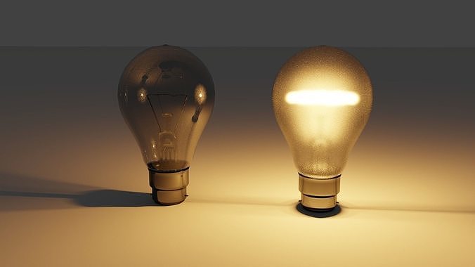 Light bulb 3D model