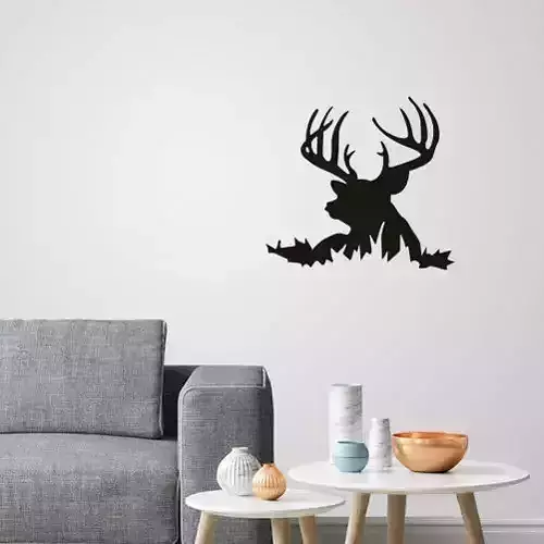 Deer Silhouette for wall art