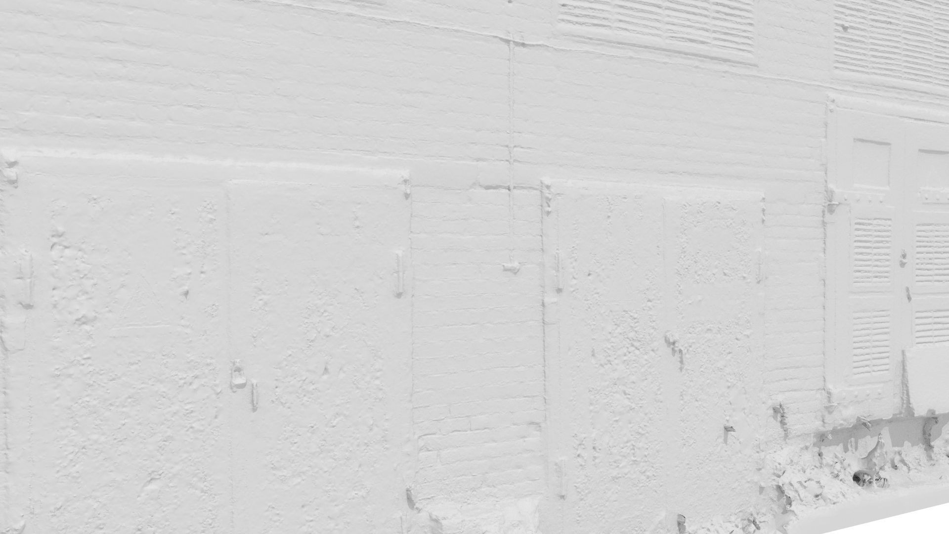 Electrical station wall scan 28 Low-poly 3D model_11