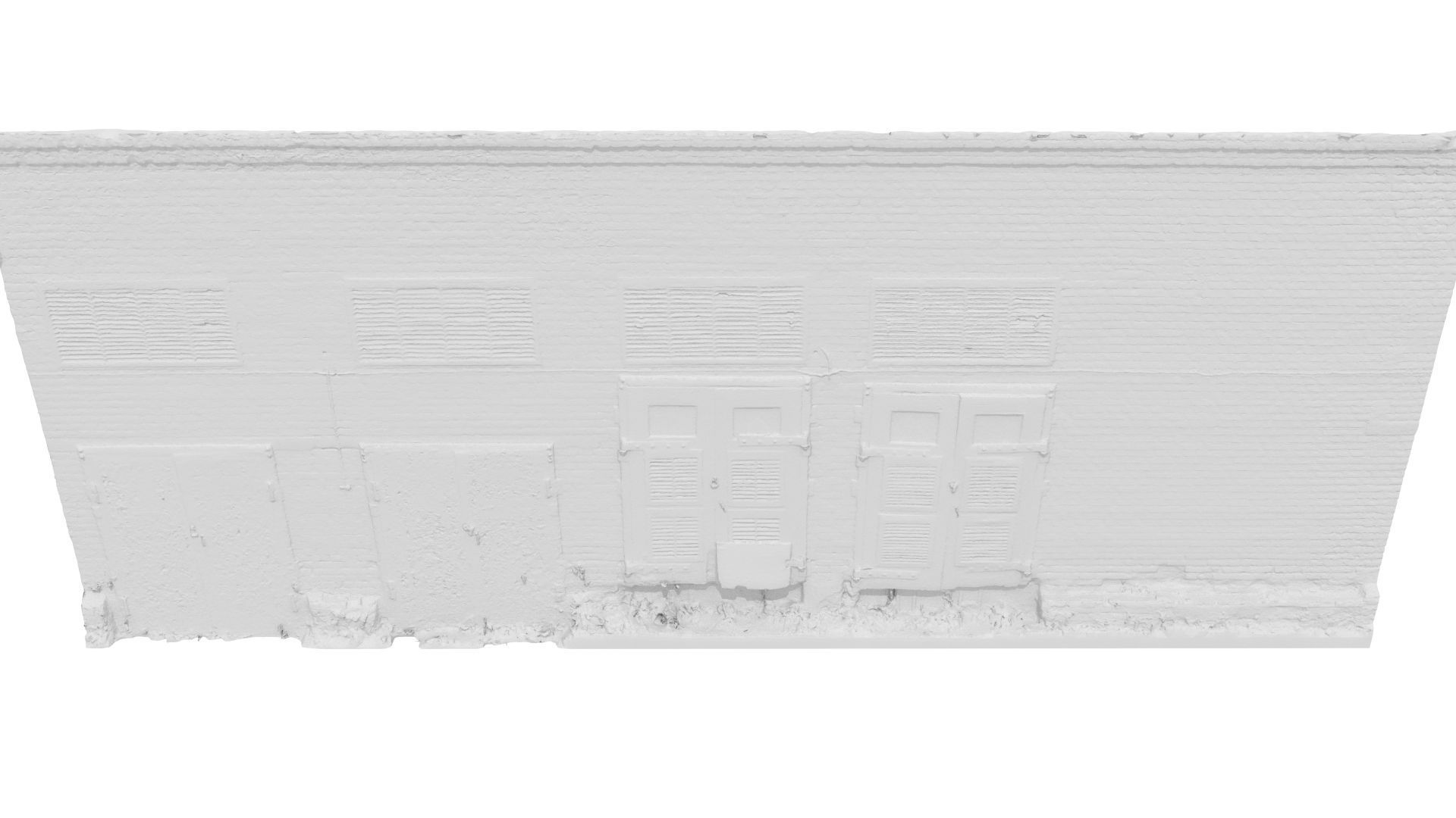 Electrical station wall scan 28 Low-poly 3D model_12