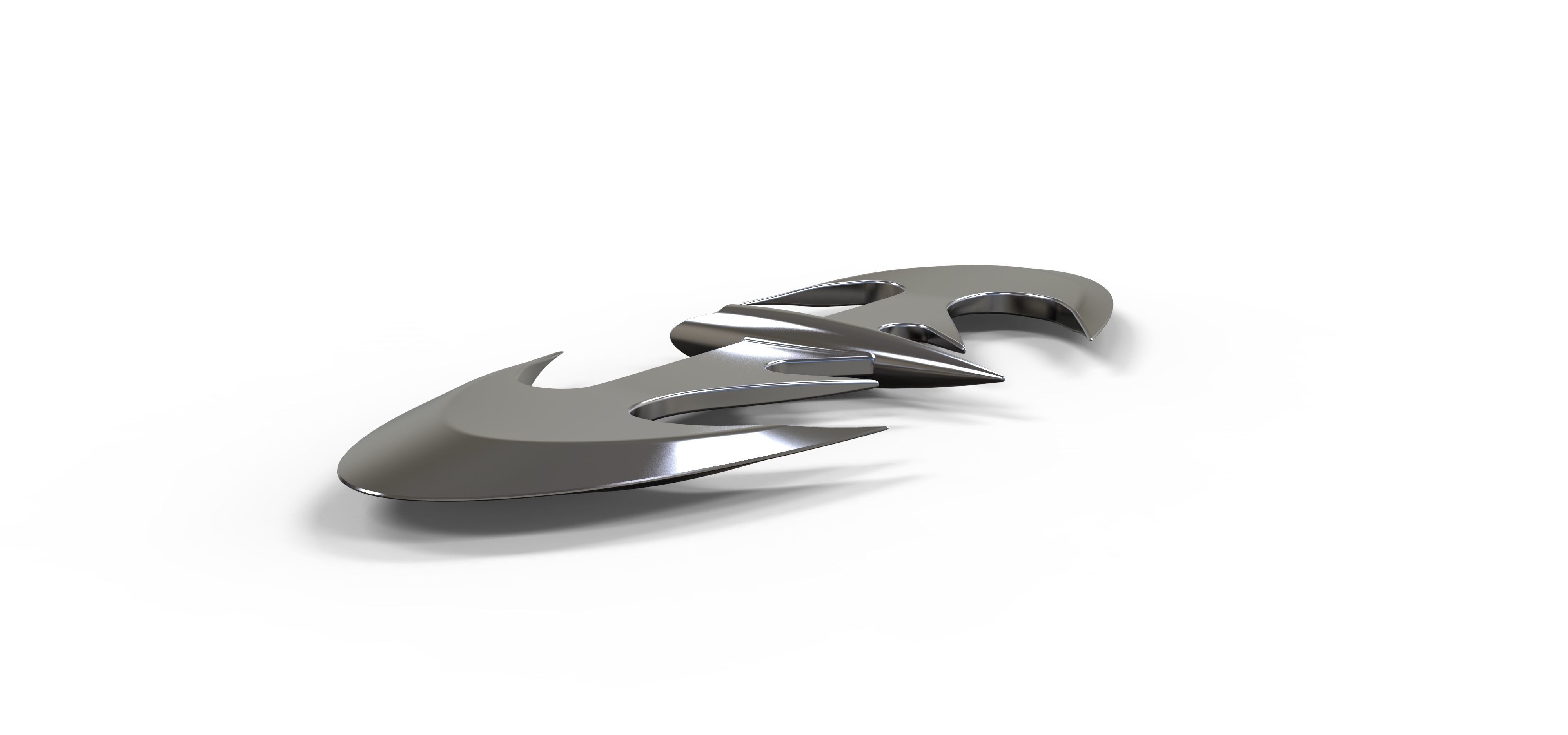 Batarang from movie Batman and Robin 1997 3D model_3