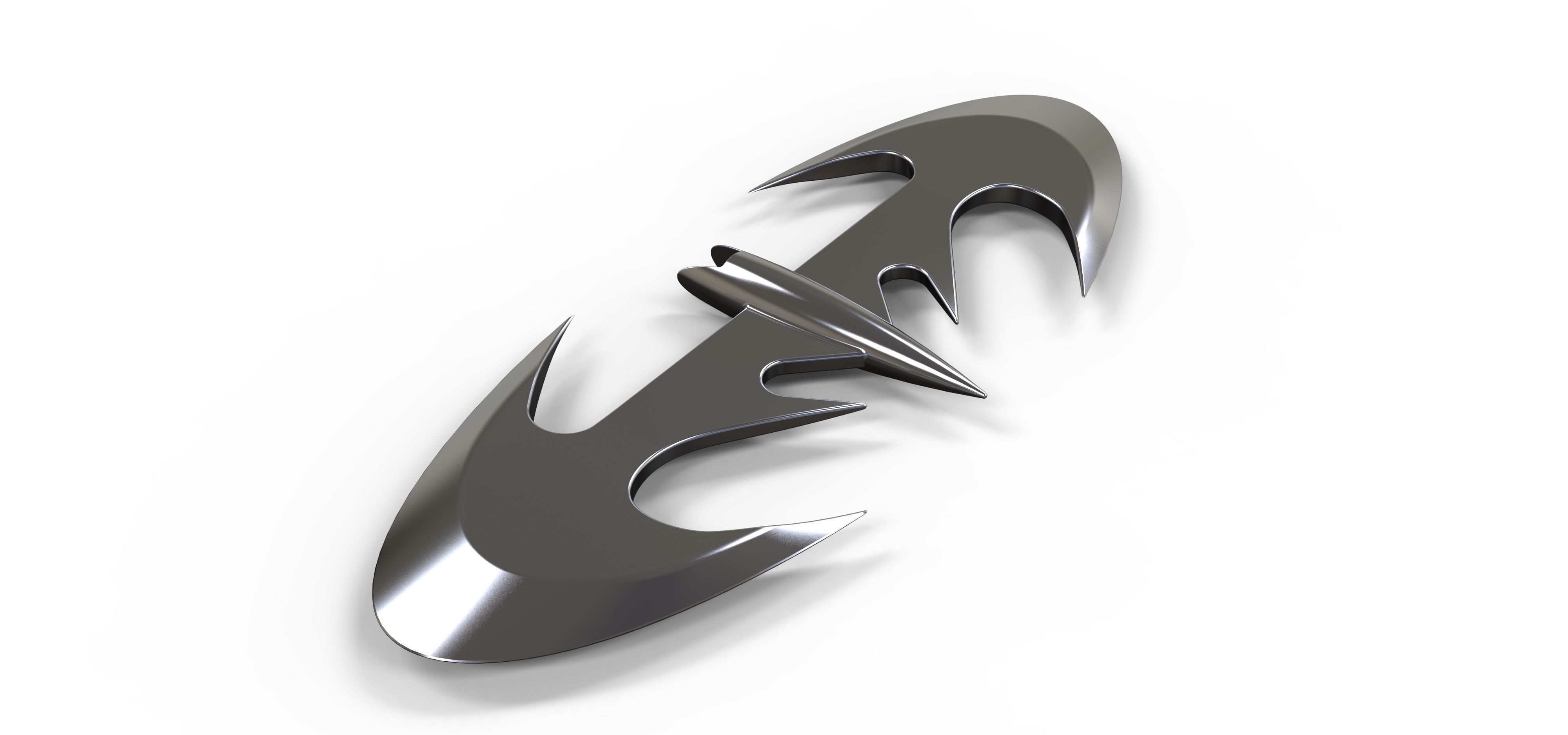 Batarang from movie Batman and Robin 1997 3D model_2