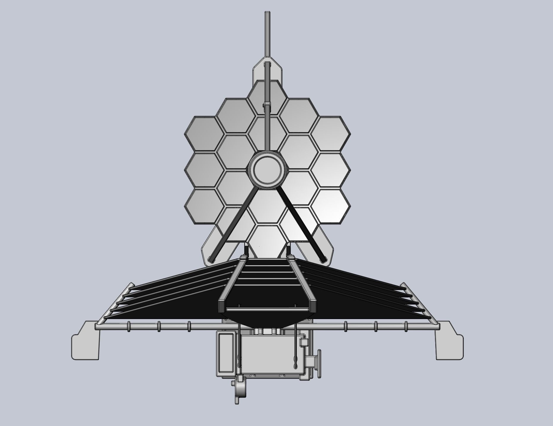 James Webb Space Telescope JWST Basic Model 3D print model_30