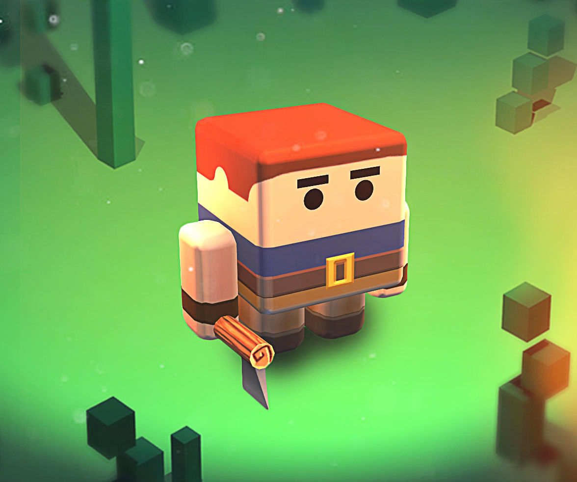 KUBIKOS - RPG - RTS 20 Animated Cube Mini Units Low-poly 3D model_18