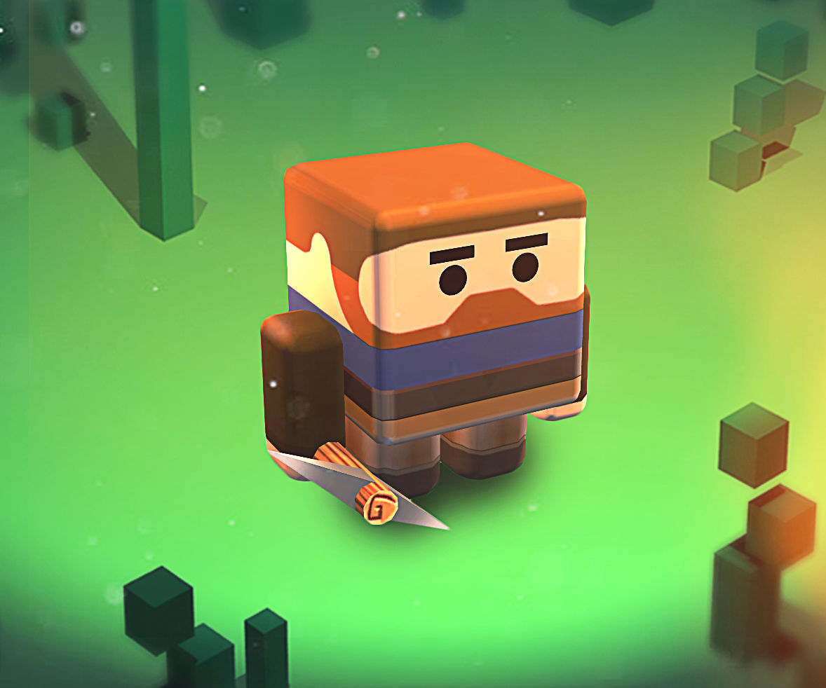 KUBIKOS - RPG - RTS 20 Animated Cube Mini Units Low-poly 3D model_19