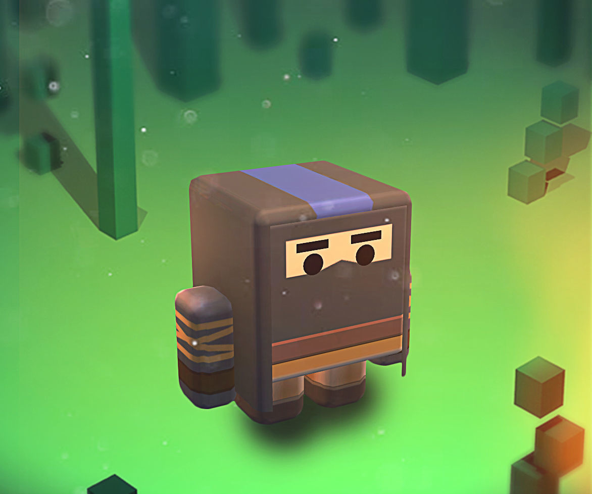 KUBIKOS - RPG - RTS 20 Animated Cube Mini Units Low-poly 3D model_3