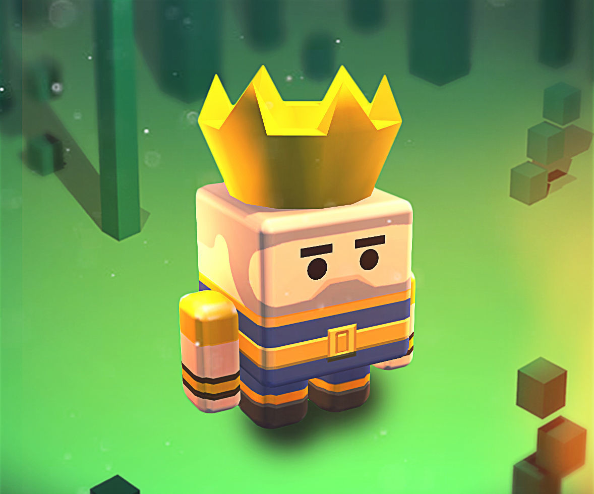 KUBIKOS - RPG - RTS 20 Animated Cube Mini Units Low-poly 3D model_5