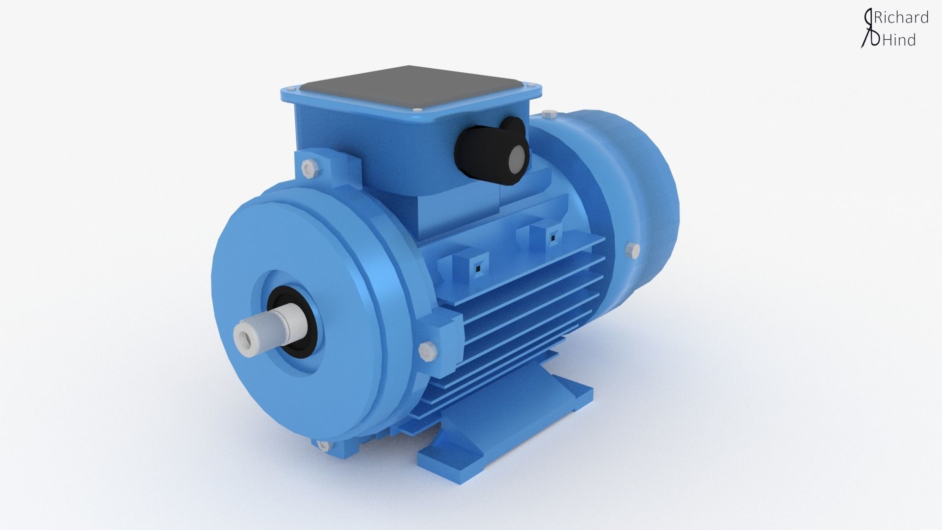 Highly detailed 1MW generator by RICHARD HIND Free low-poly 3D model_1
