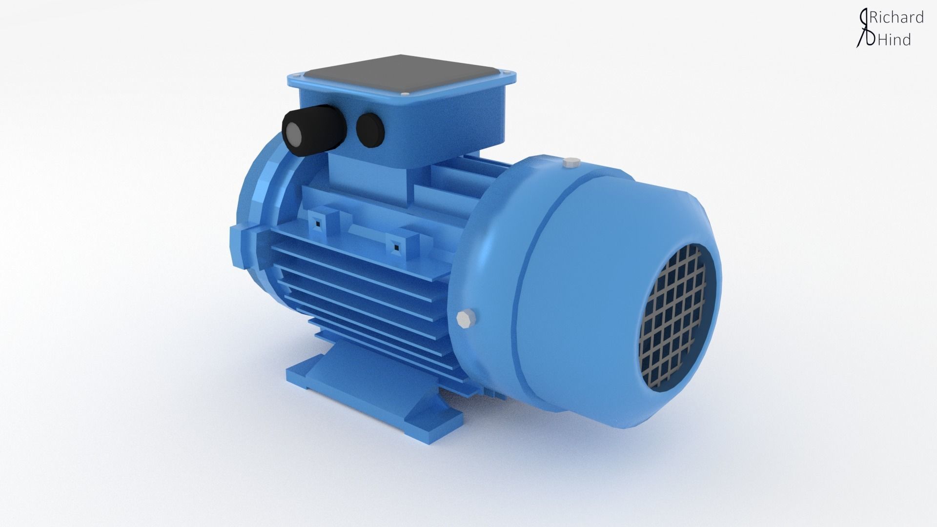 Highly detailed 1MW generator by RICHARD HIND Free low-poly 3D model_2