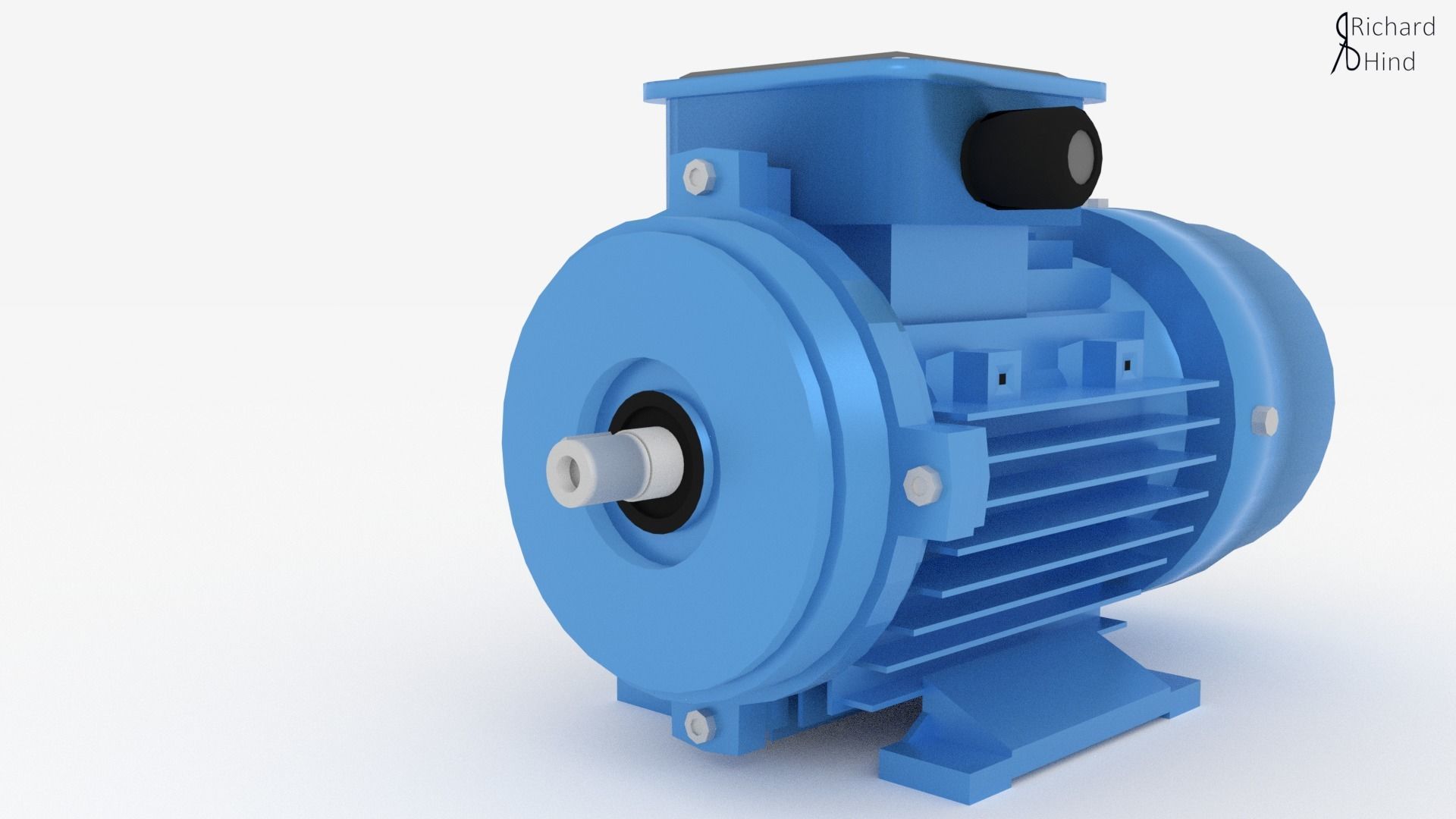 Highly detailed 1MW generator by RICHARD HIND Free low-poly 3D model_7