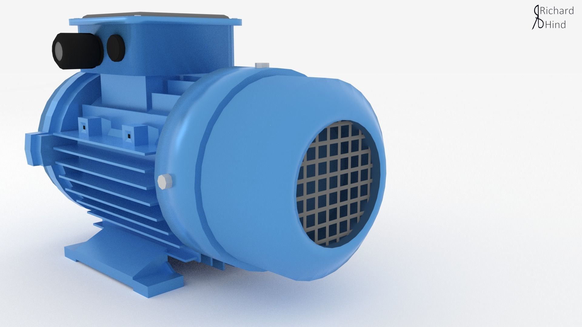 Highly detailed 1MW generator by RICHARD HIND Free low-poly 3D model_8