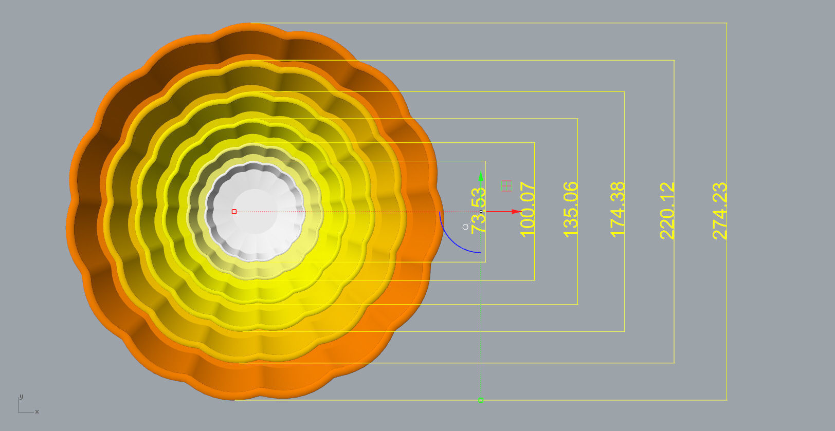 Children Chrysanthemum flower ceramic plate 3d model 3D print model_3
