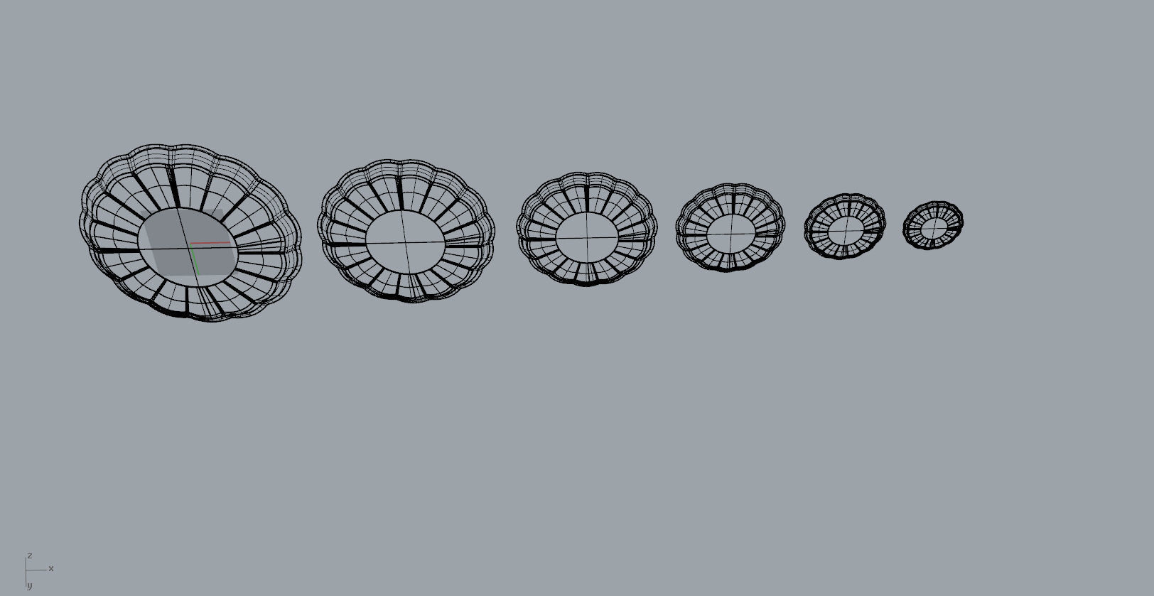 Children Chrysanthemum flower ceramic plate 3d model 3D print model_21