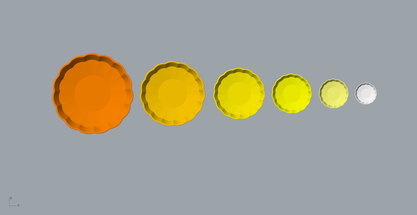 Children Chrysanthemum flower ceramic plate 3d model 3D print model_13