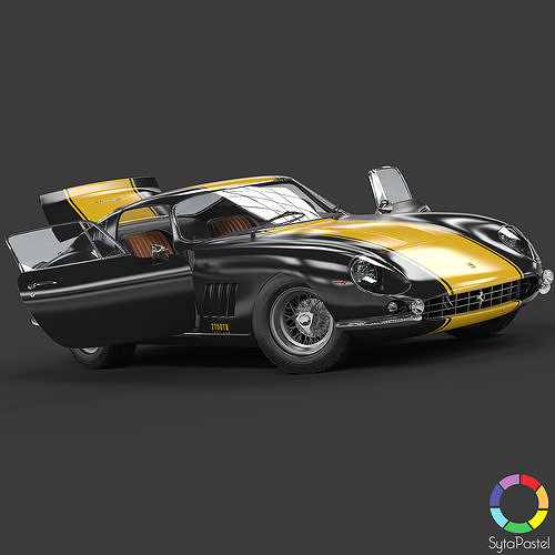 1967 Ferrari 275 GTB - PREMIUM 3D model