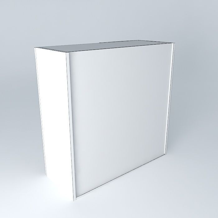 WB1D cube Free 3D model_4