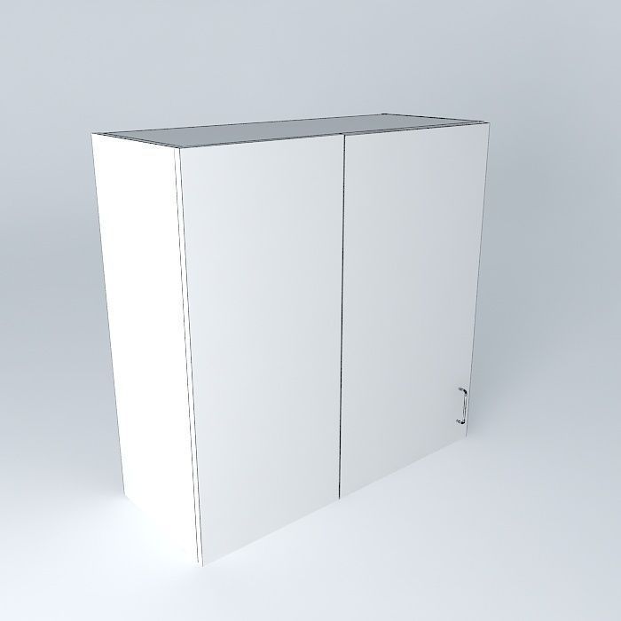 WB1D cube Free 3D model_3