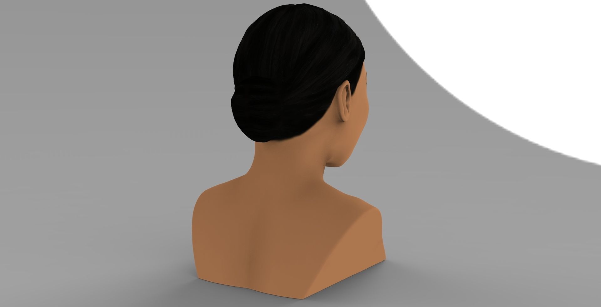 Nicki Minaj bust ready for full color 3D printing 3D print model_8