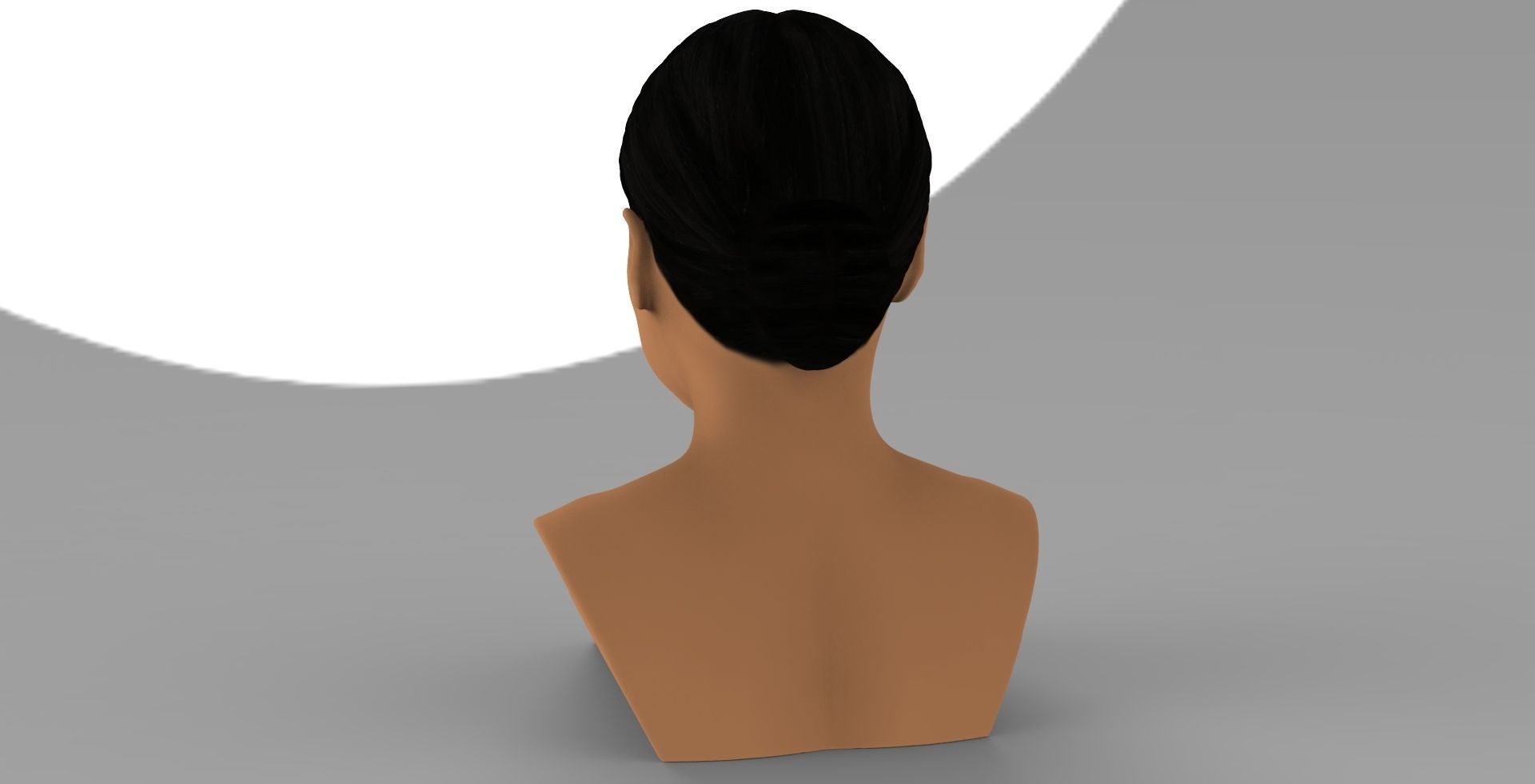 Nicki Minaj bust ready for full color 3D printing 3D print model_6