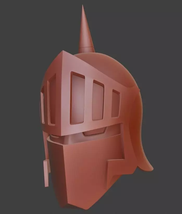 Robin Mask Helmet 3D print model_0