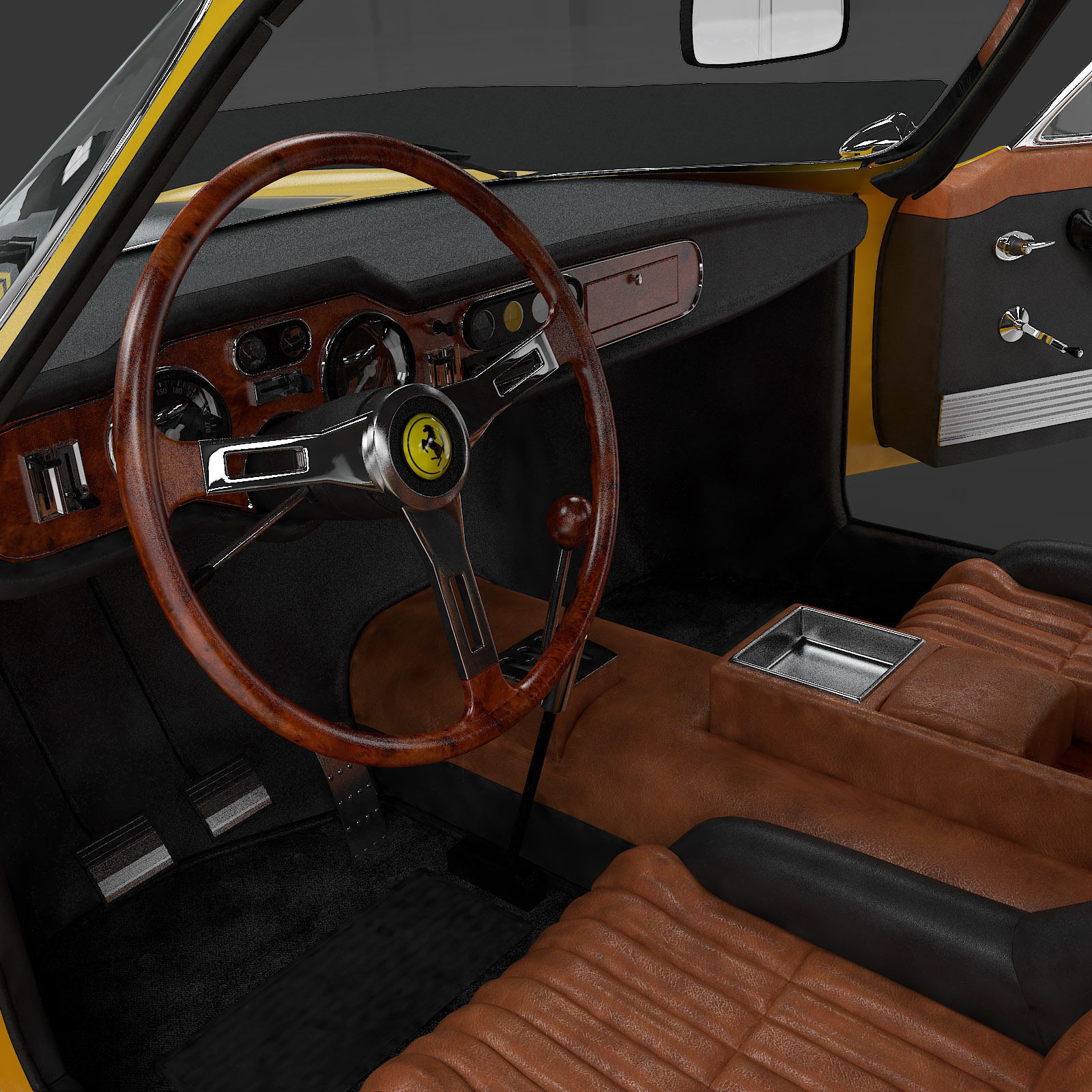1967 Ferrari 275 GTB - LITE 3D model_9