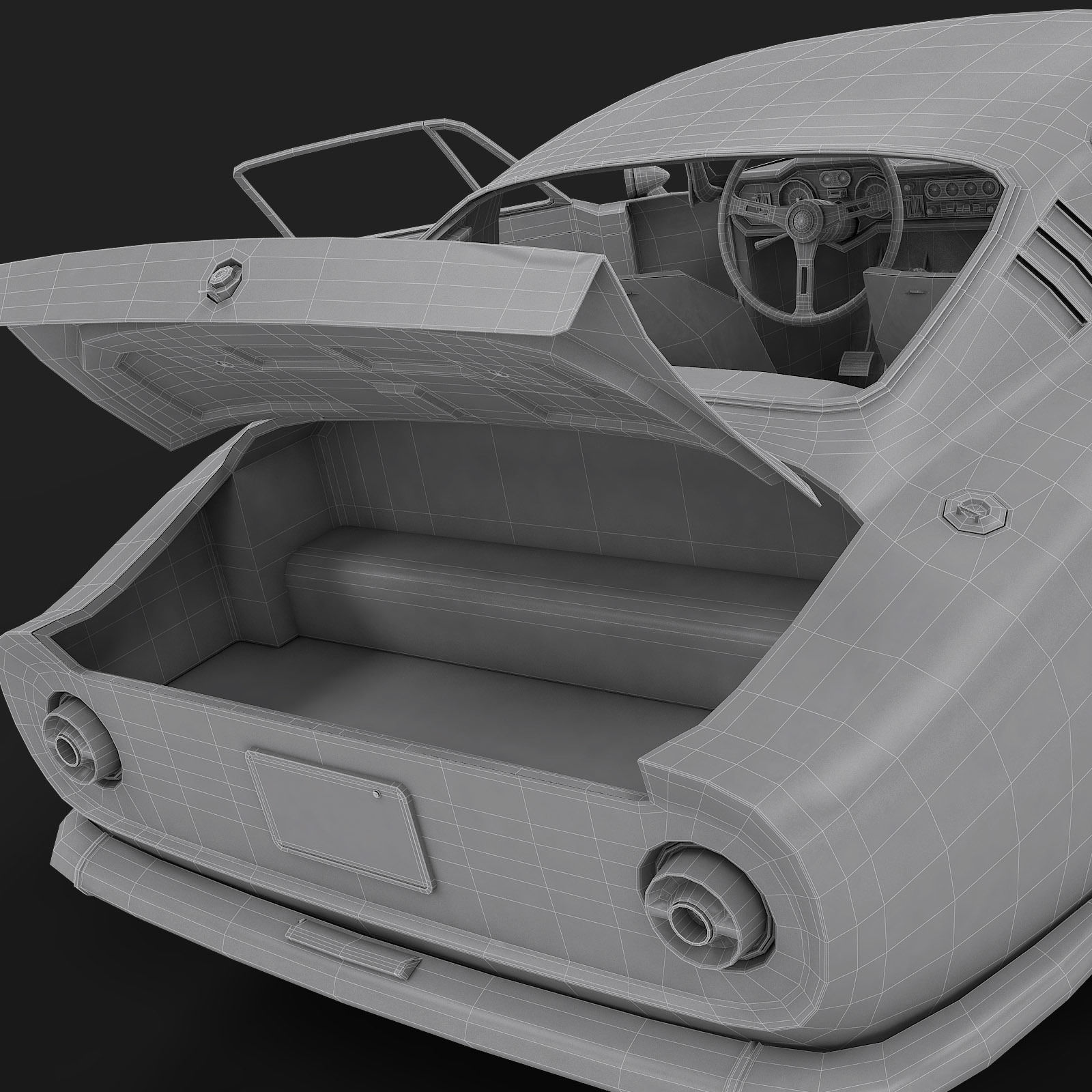 1967 Ferrari 275 GTB - LITE 3D model_22