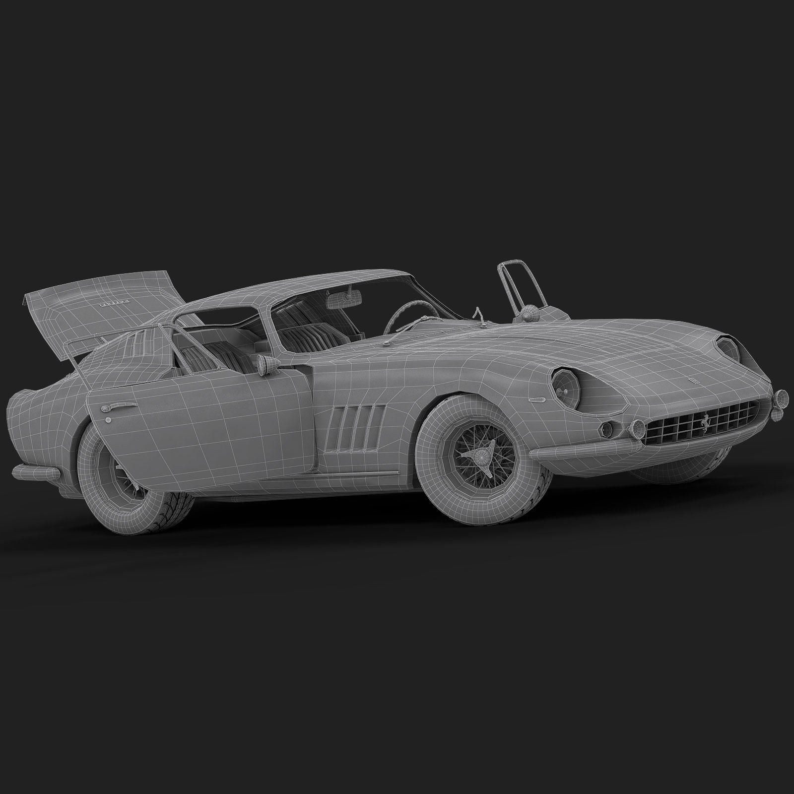 1967 Ferrari 275 GTB - LITE 3D model_18