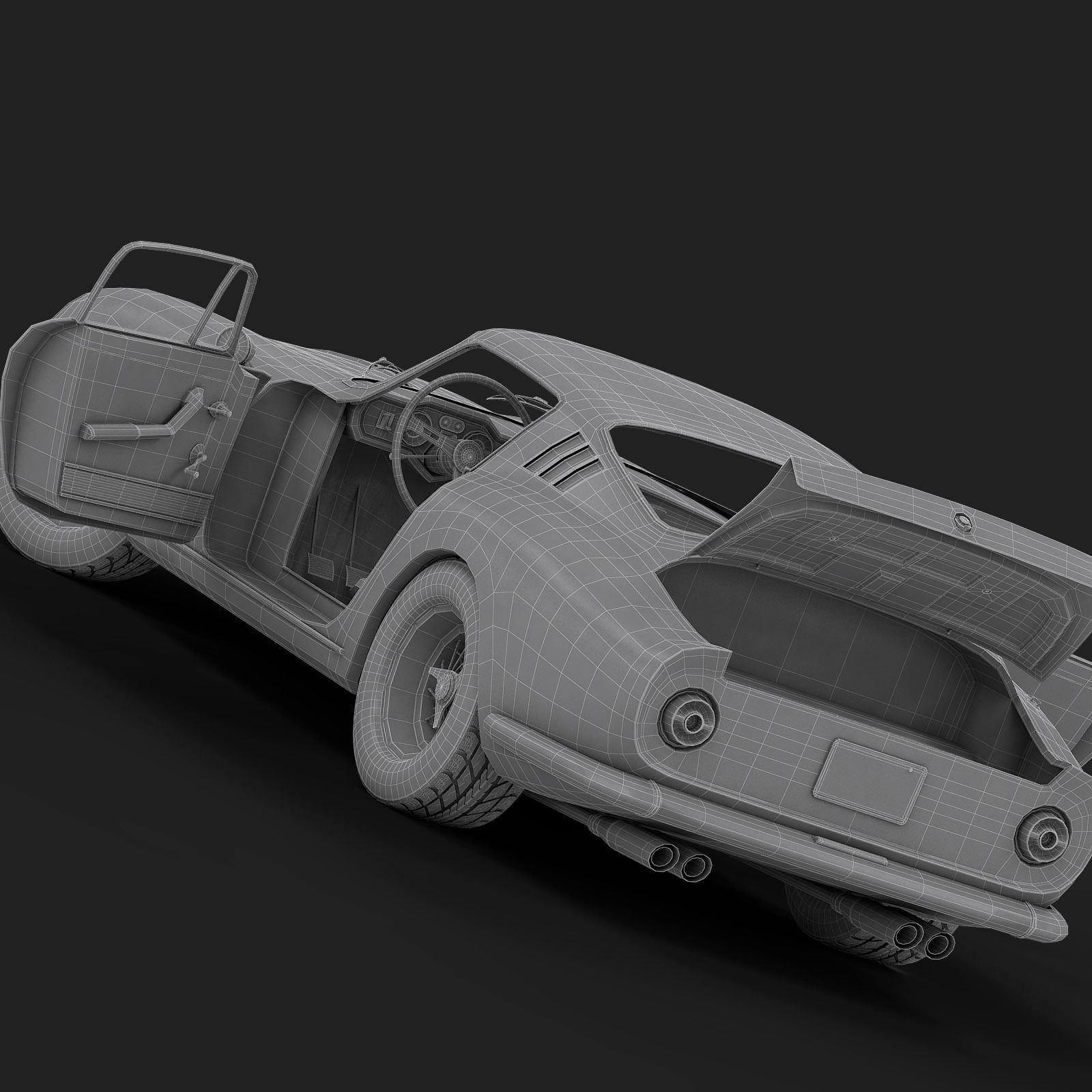 1967 Ferrari 275 GTB - LITE 3D model_19
