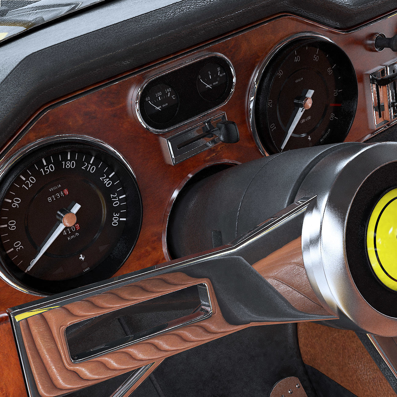 1967 Ferrari 275 GTB - LITE 3D model_11