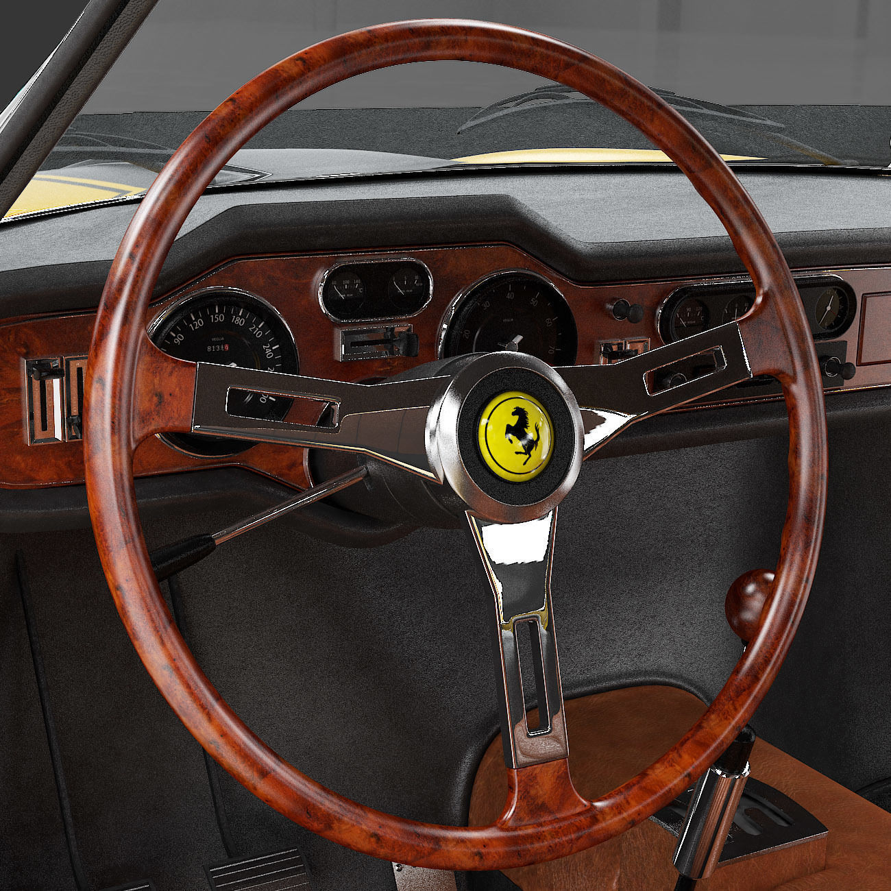 1967 Ferrari 275 GTB - LITE 3D model_12