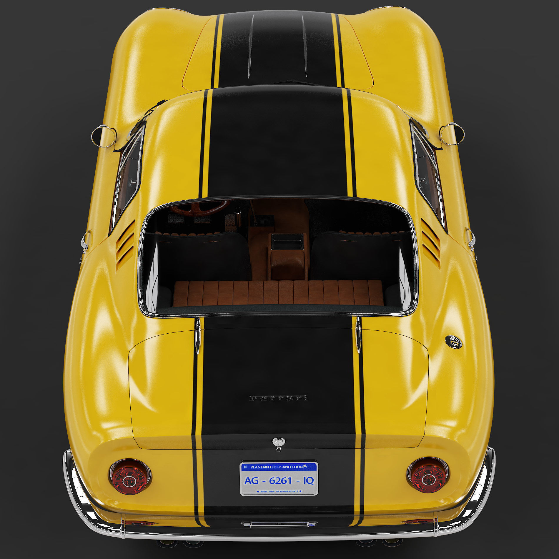 1967 Ferrari 275 GTB - LITE 3D model_6