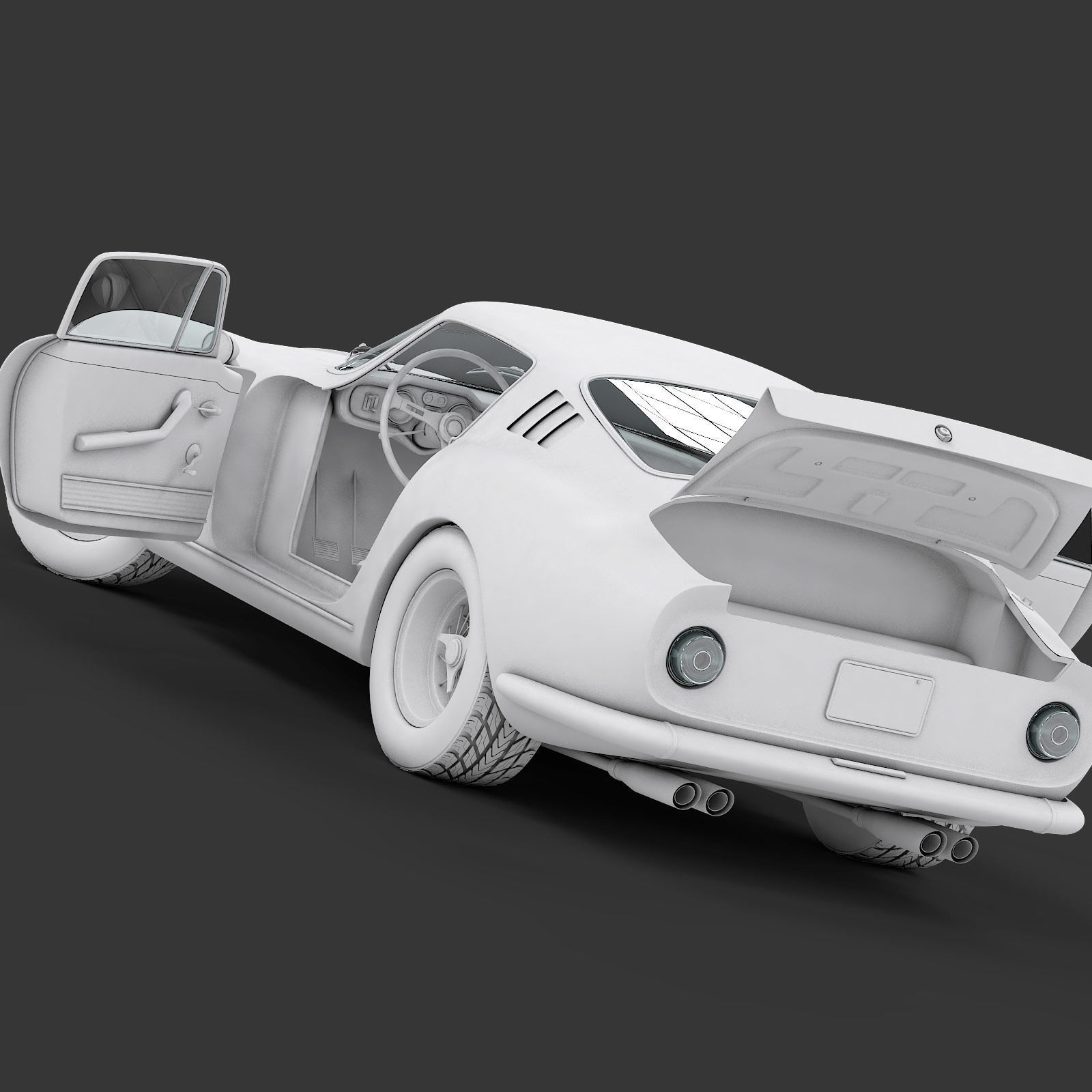 1967 Ferrari 275 GTB - LITE 3D model_13