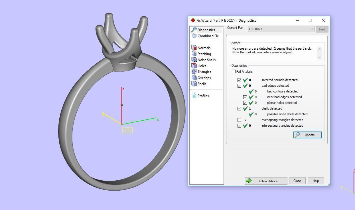 Ring R 0077 3D print model_8
