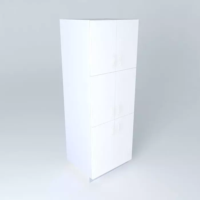 T2D3S cabinet Free 3D model_0