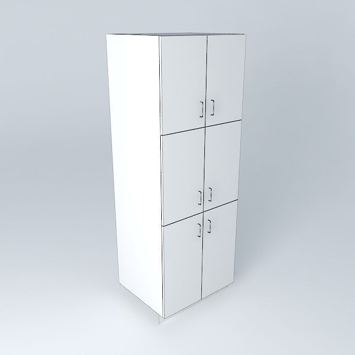 T2D3S cabinet Free 3D model_3