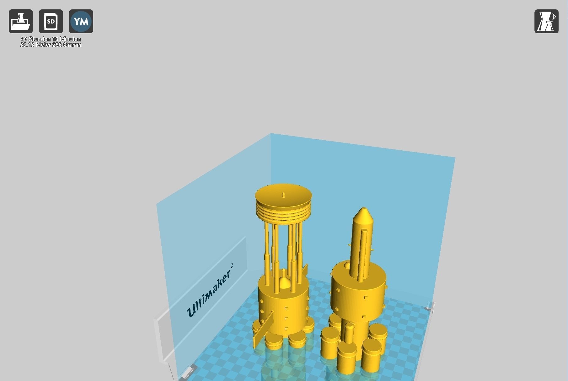 Orion Nuke Driven Hypothetical Spaceship Concept 3D print model_30