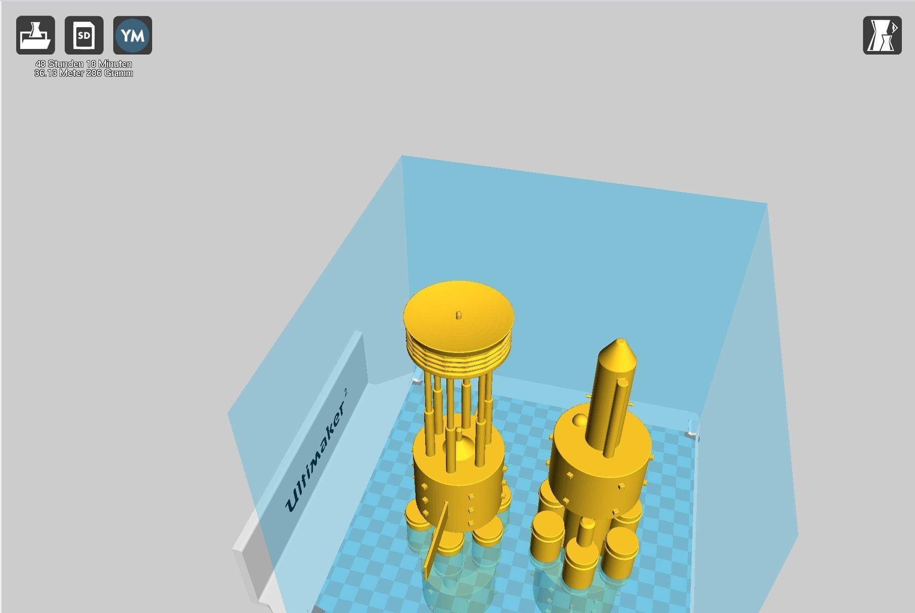 Orion Nuke Driven Hypothetical Spaceship Concept 3D print model_31