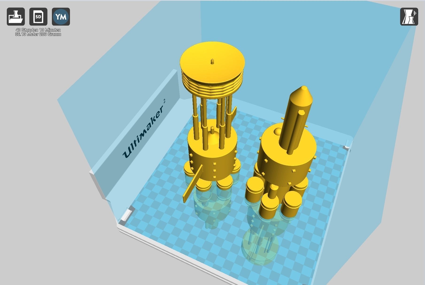 Orion Nuke Driven Hypothetical Spaceship Concept 3D print model_45