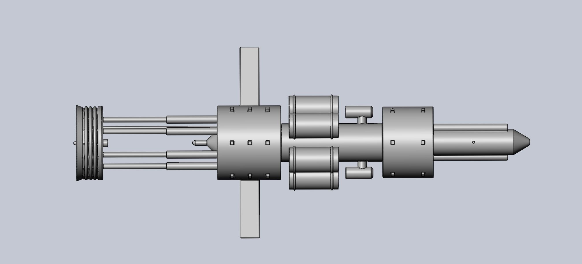 Orion Nuke Driven Hypothetical Spaceship Concept 3D print model_26