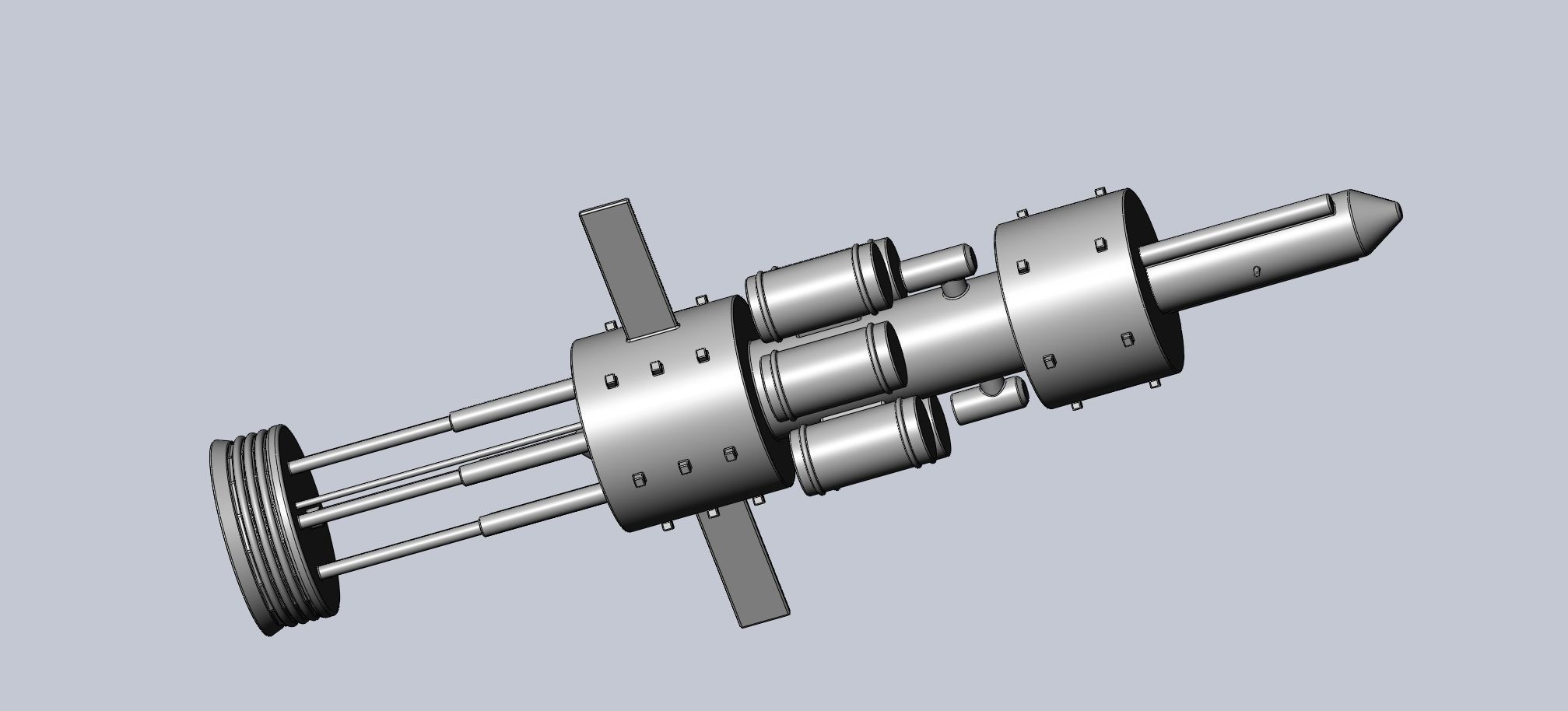 Orion Nuke Driven Hypothetical Spaceship Concept 3D print model_19