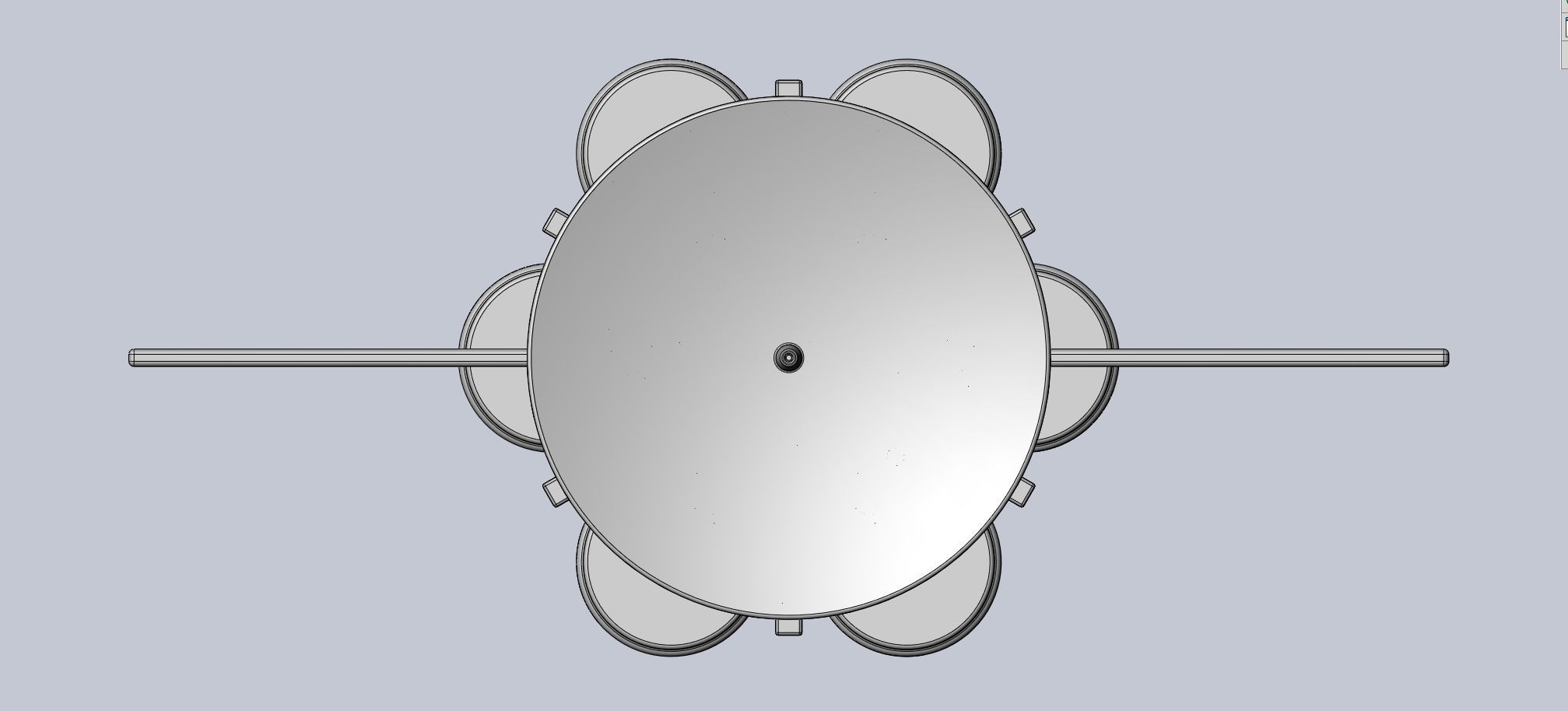 Orion Nuke Driven Hypothetical Spaceship Concept 3D print model_28