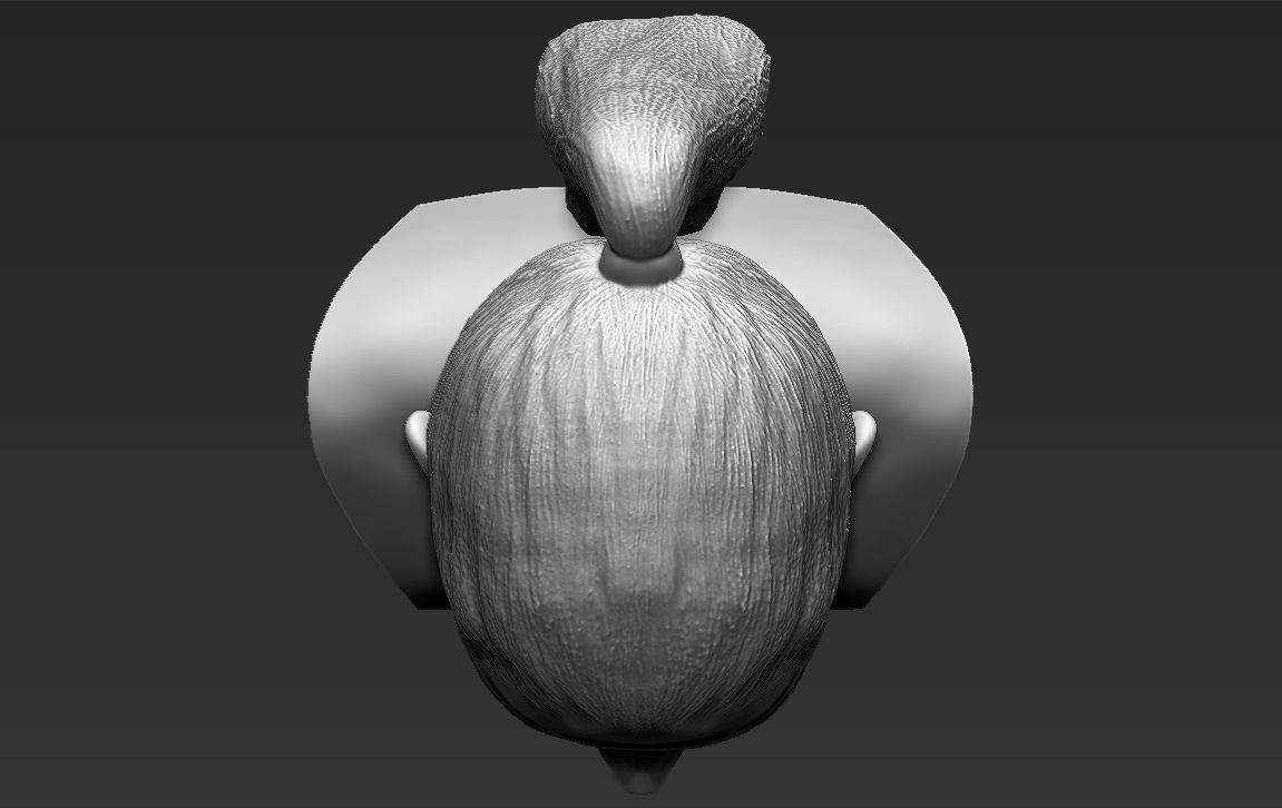 Selena Gomez bust 3D printing ready stl obj formats 3D print model_13