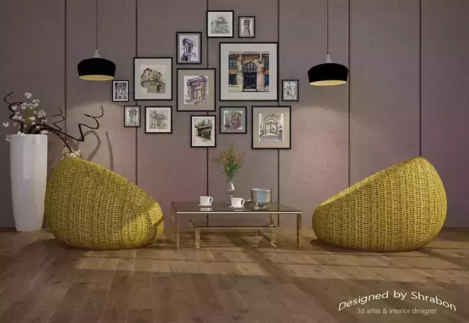 Photoframe living room