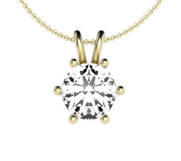 6 Claw Pendant 3D print model_1