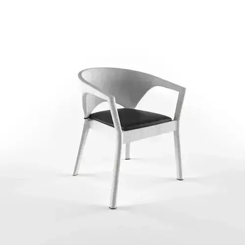 Stacking chair VIGO armchair  Q10201  seashell101E Low-poly 3D model