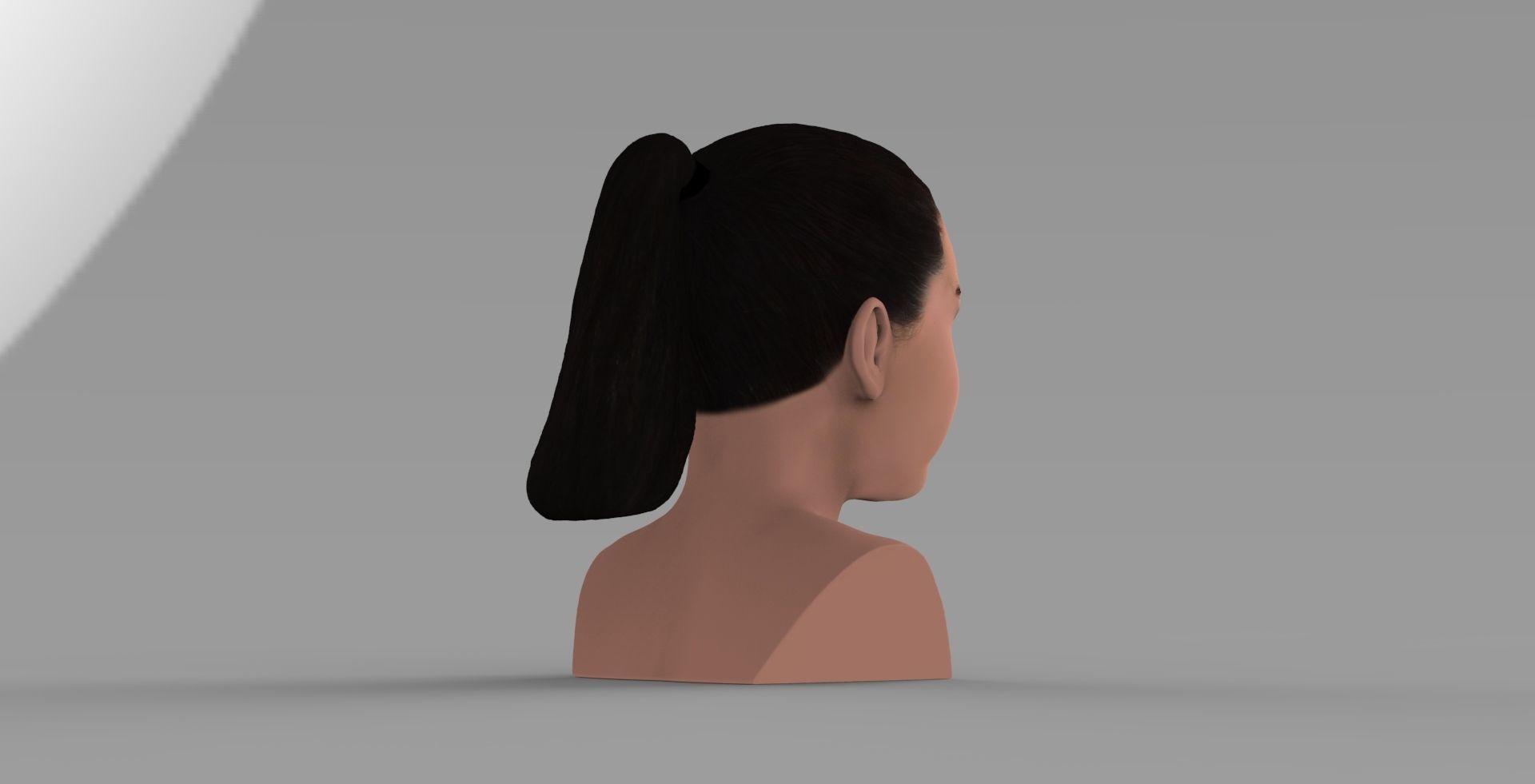 Selena Gomez bust ready for full color 3D printing 3D print model_6