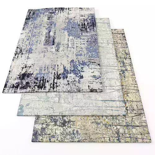 FAYETTE STUDIO CONTEMPORARY RUGS3 Low-poly 3D model