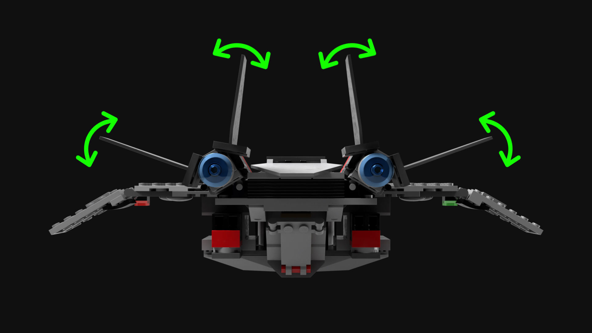 Lego Captain Marvel 3D model_9